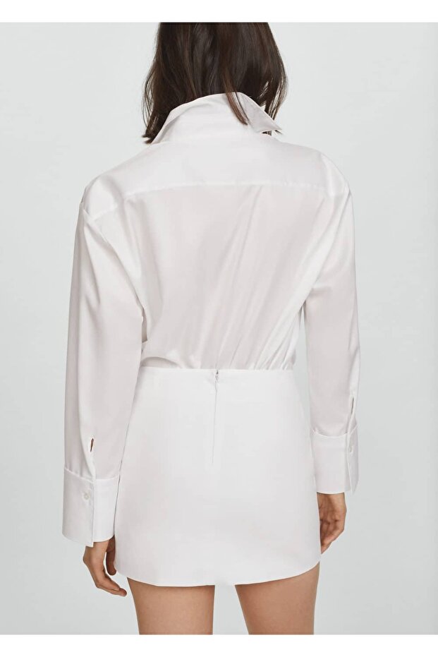 Maksi Çiçekli Mini Etek - 4