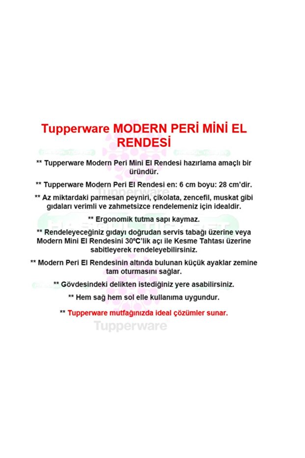 Modern Peri Mini Rende Peynir Baharat Rendesi Hsgl - 3