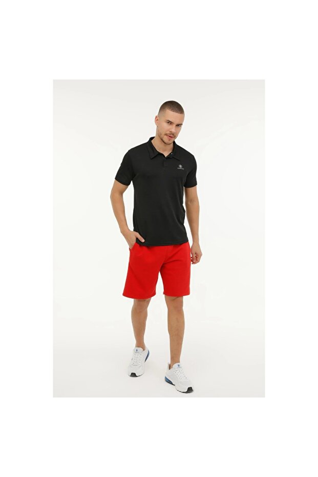 Sherman Men's Black Polo T-shirt
