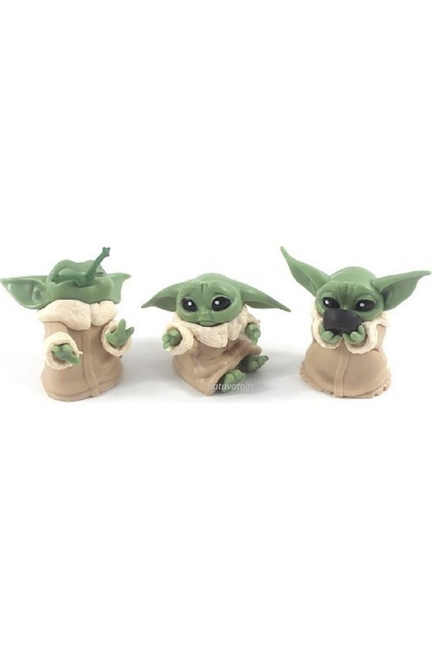 Baby Yoda 6lı Set Figür Biblo 6 Adet Figür Glrshop - 4