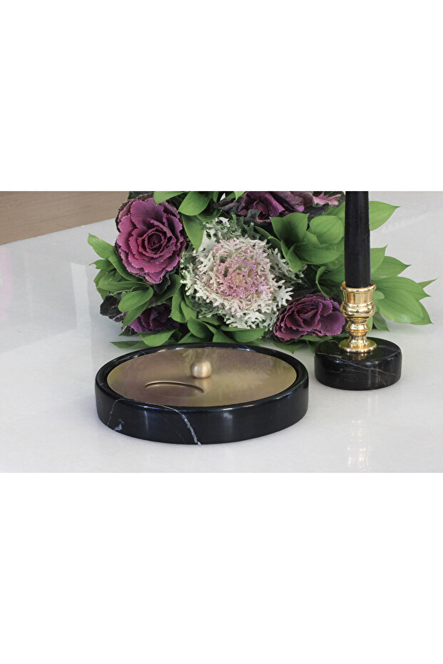 Elegant Gold Plated Ash Tray Large Size