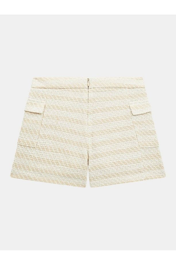 STRETCH BOUCLE SHORT - 2