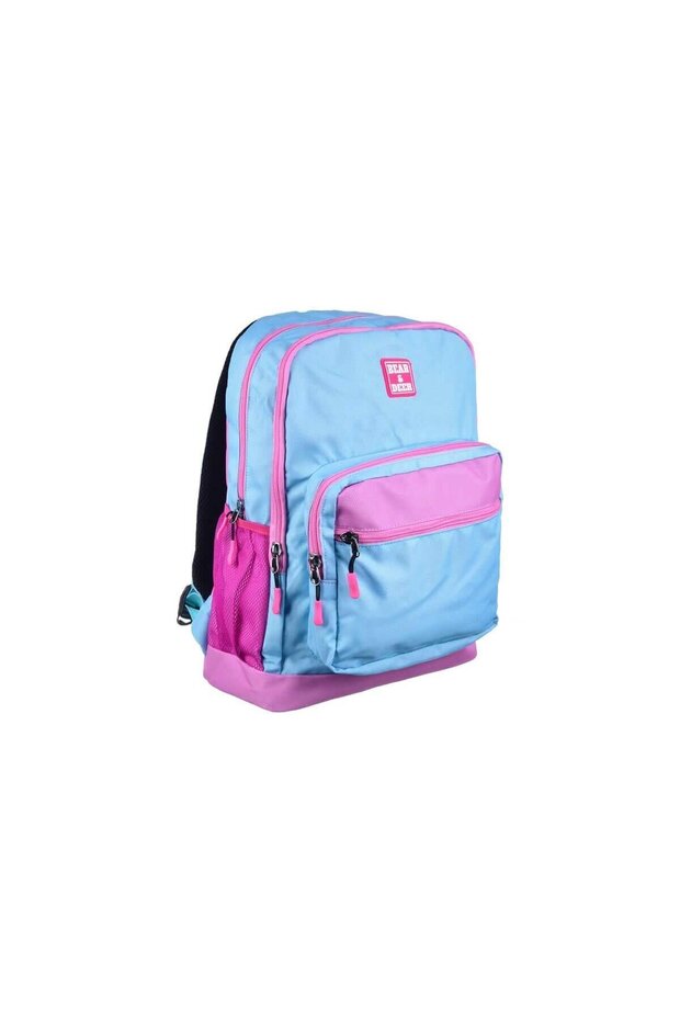 Turquoise Double Eyed School Backpack - BD-CN0239