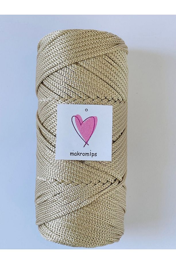 POLYESTER MAKROME İP 100 gr 1,5 mm PREMIUM 1. KALİTE SUPLA ÇANTA HOBİ  EL ÖRGÜ İPİ İP - 3