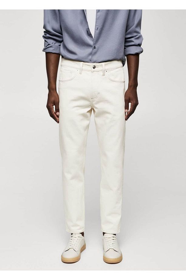 Ben model tapered cropped jean - 1