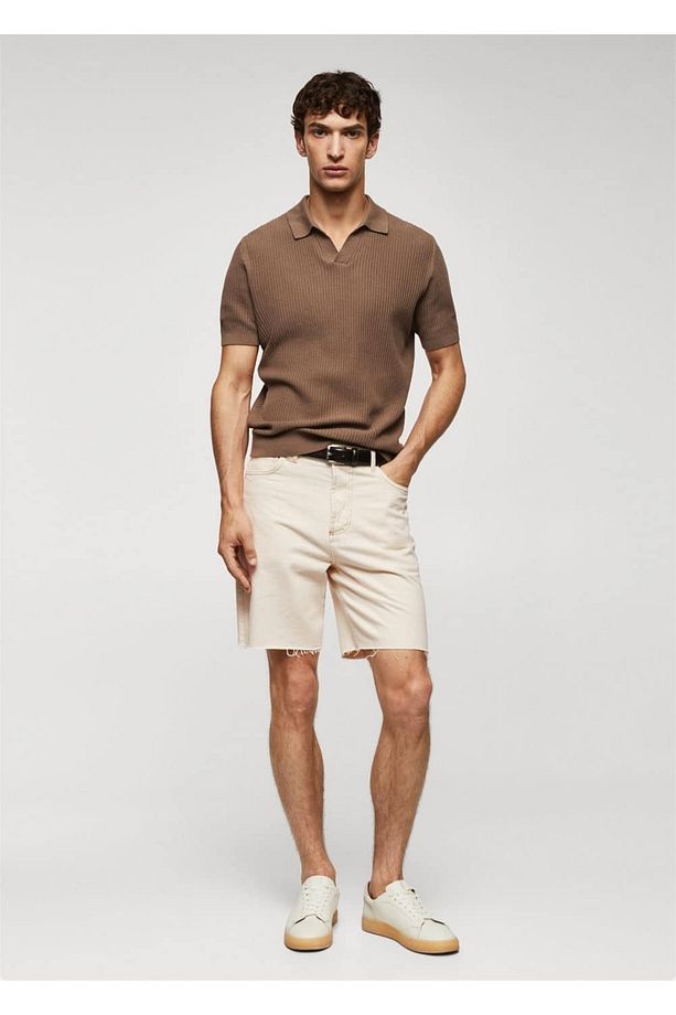 Regular Fit Jean Bermuda Şort - 2