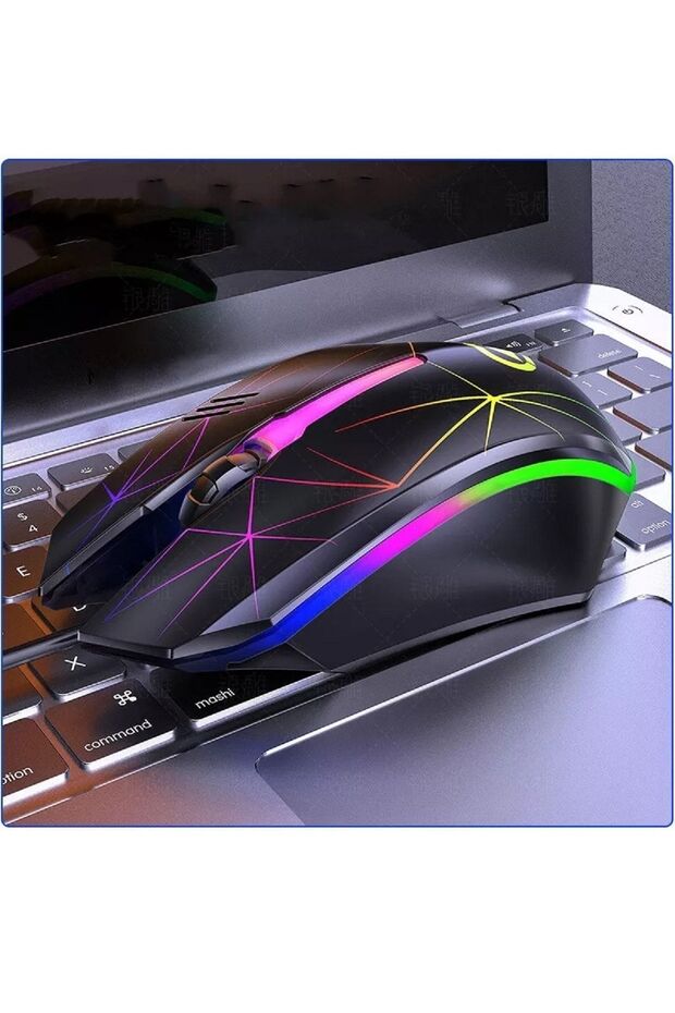 Rgb Kablolu Oyuncu Mouse Gamer Mouse - 3