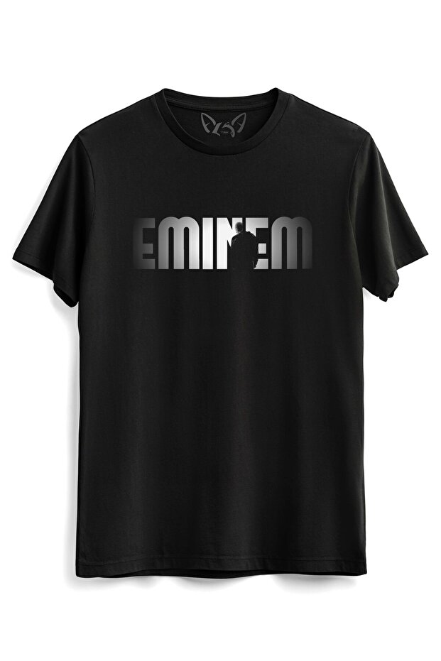 Eminem Digital Printed Kids Black T-shirt