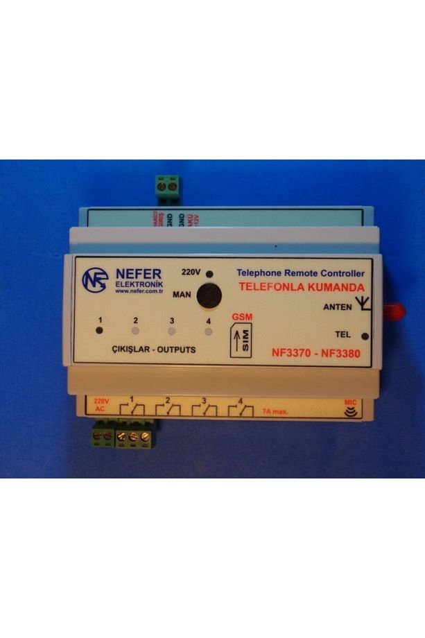 Nf3371 Sim Kart Girişli Gsm Uzaktan Dalgıç Pompa Bahçe Sulama Sera Selenoid Vana Röle Kapı Kontrol - 6
