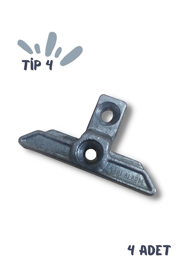 Pvc ( Pimapen ) Kapı & Pencere Ispanyolet Karşılığı Tip 4 ( 4 Adet ) - 1