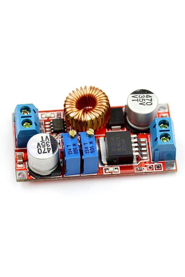 5a Xl4015 Dc-dc Step Down Ayarlanabilir Güç Kaynağı Modülü Akım Ve Voltaj Ayarlı Kırmızı Modül - 1