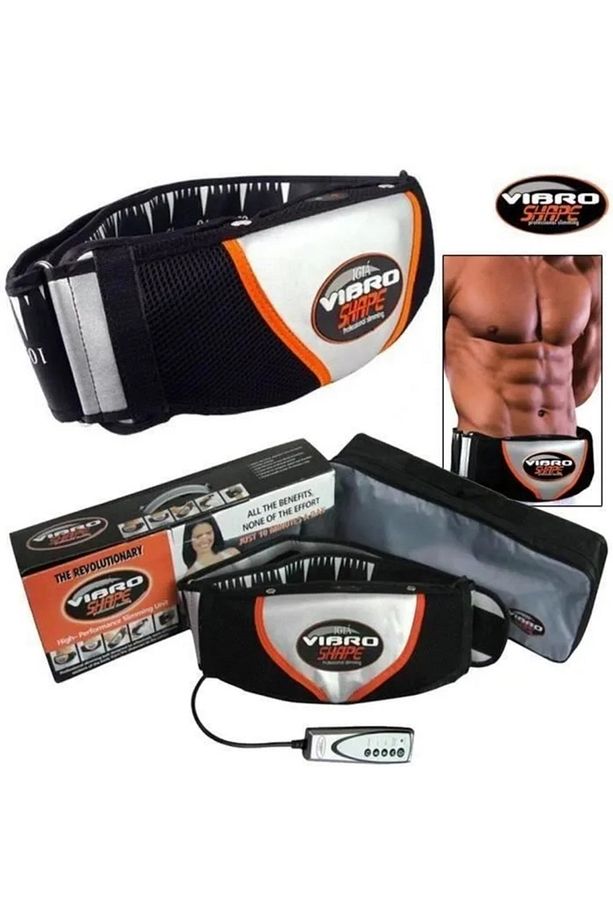 Vibro Shape Masaj Egzersiz Kemeri Titreşimli Zayıflama Yardımcı Göbek Eritme Cihazı - 2