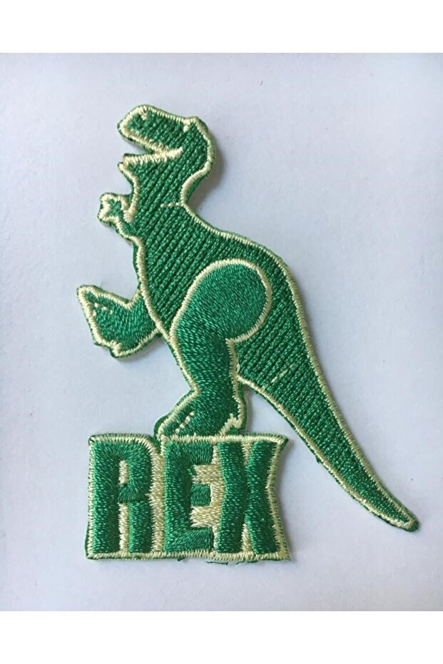 Iron-On Woven Arma Patch Toy Story Rex-Dinosaur Character