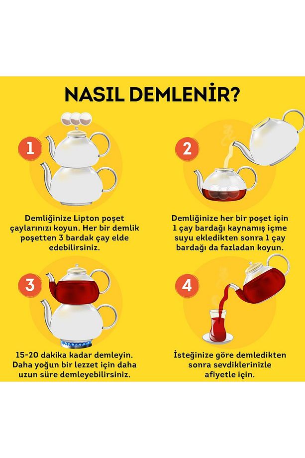 Demlik Poşet Çay Doğu Karadeniz 100'Lü 320 gr - 4