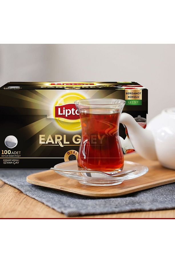 Earl Grey Demlik Poşet Çay 100lü 3 Adet - 6