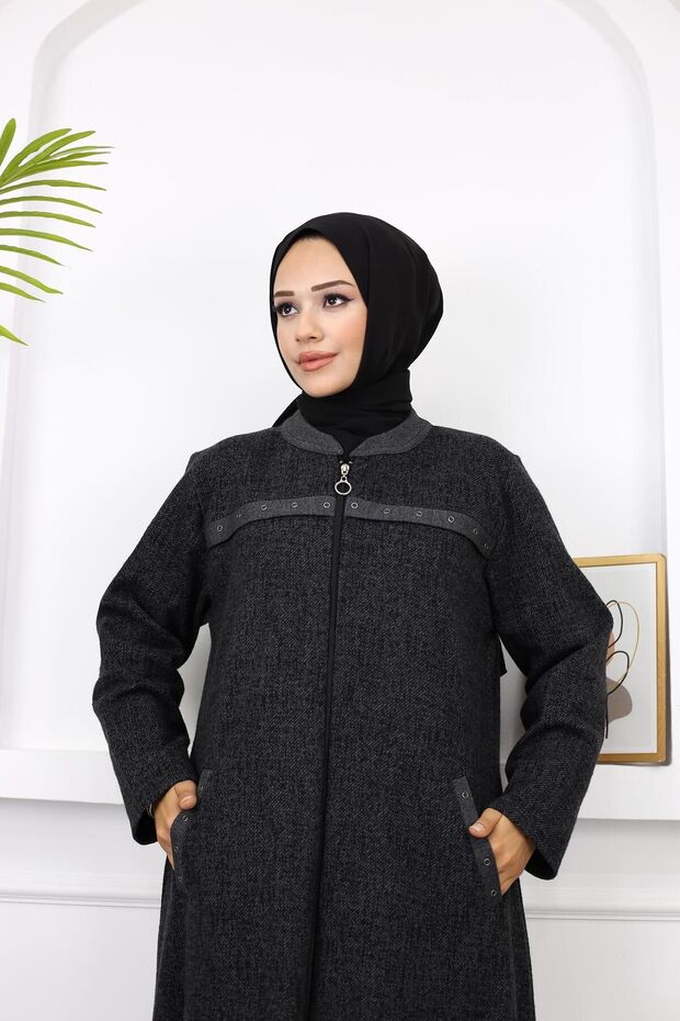 Fermuarlı Kışlık Kap - 3