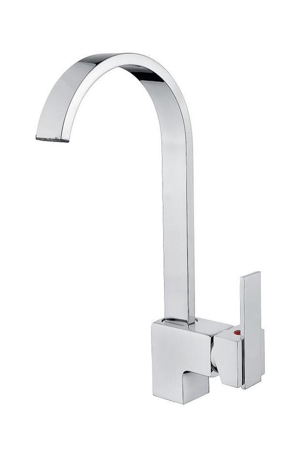 Trento Mix Swan Square Kitchen Sink Faucet