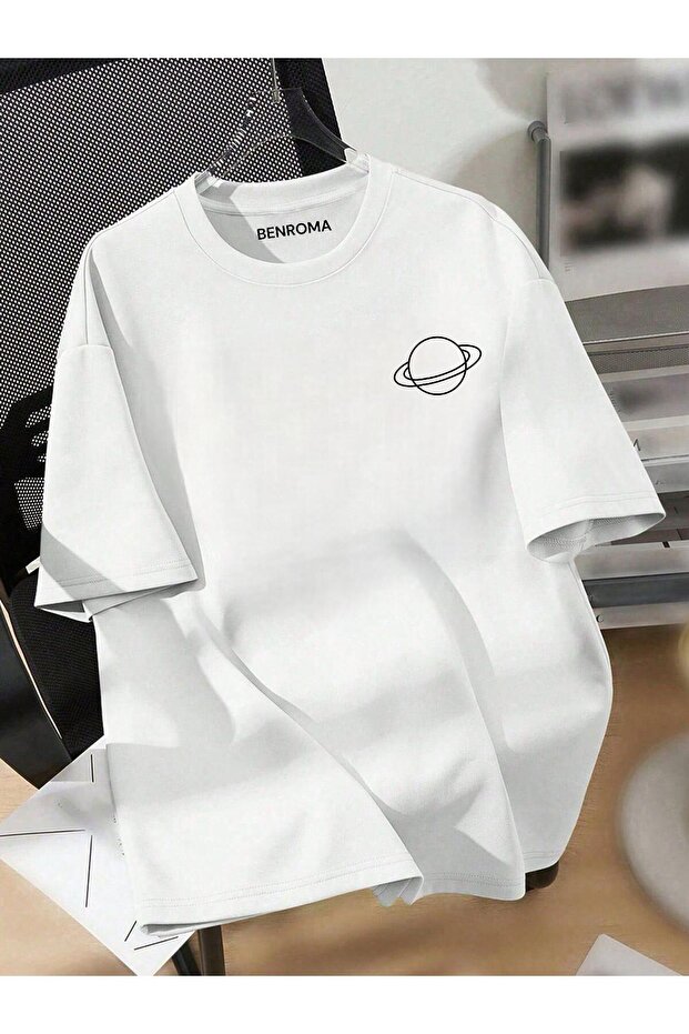 Planet Printed Unisex Oversized T-Shirt [Available in Size Range 3-12 Years]