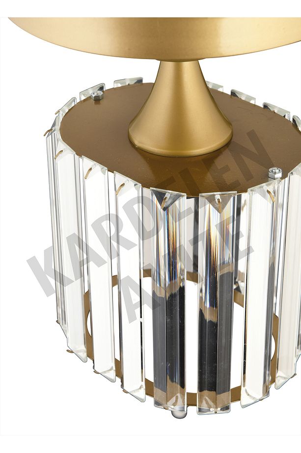 Eskitme Tekli Tepsi  Kristal  Taşlı Lüks Avize - 6