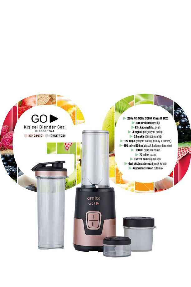 Go GH21410 Kişisel Smoothie Blender Rose - 1