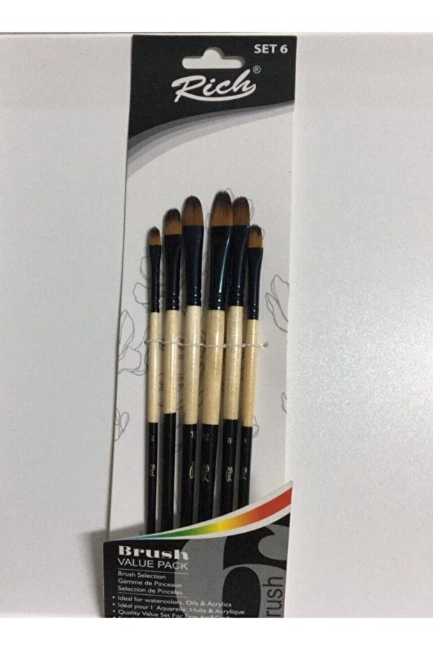 Cat Tongue Brush Set of 6