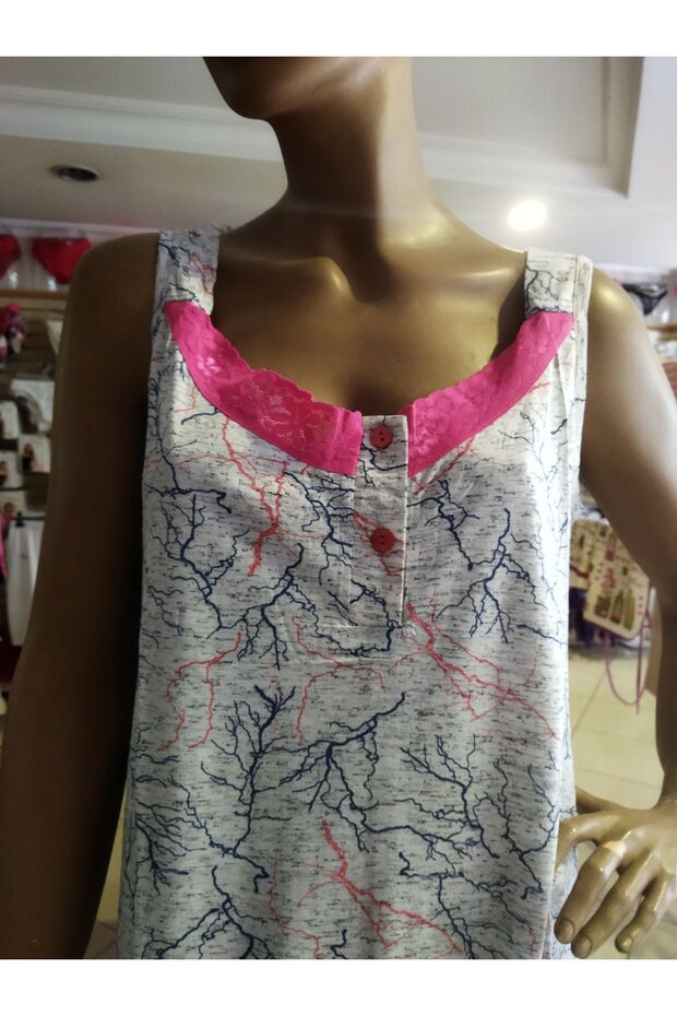 Printed Nightgown - 3