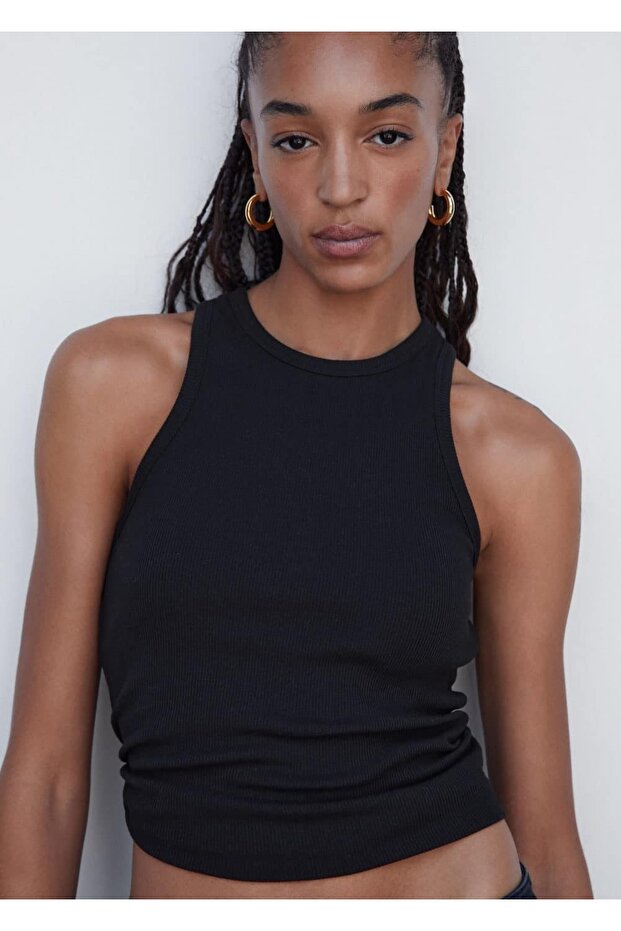 Sırt Dekolteli Halter Bluz - 5