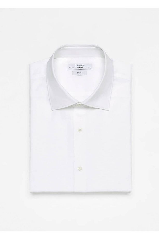 Slim Fit Pamuklu Poplin Gömlek - 7
