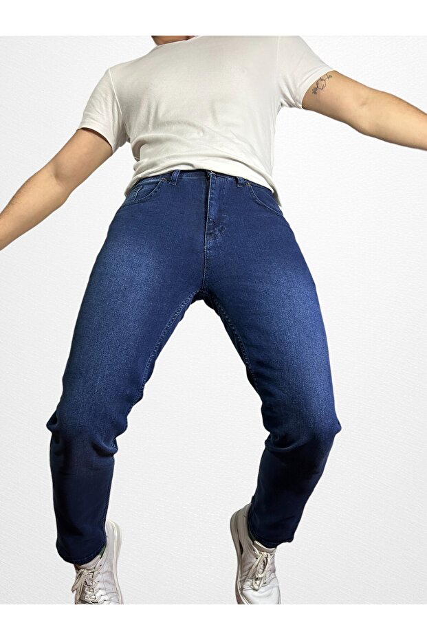 Midnight Blue Regular Men's Jean Trousers