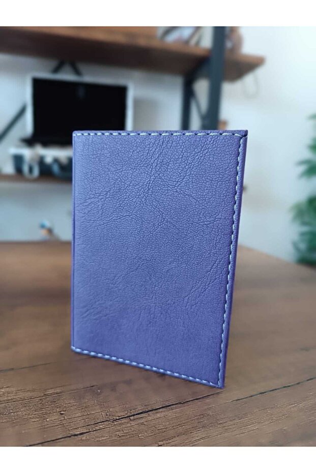 Leather Stitched Car License Case Container License Holder Auto License Protector