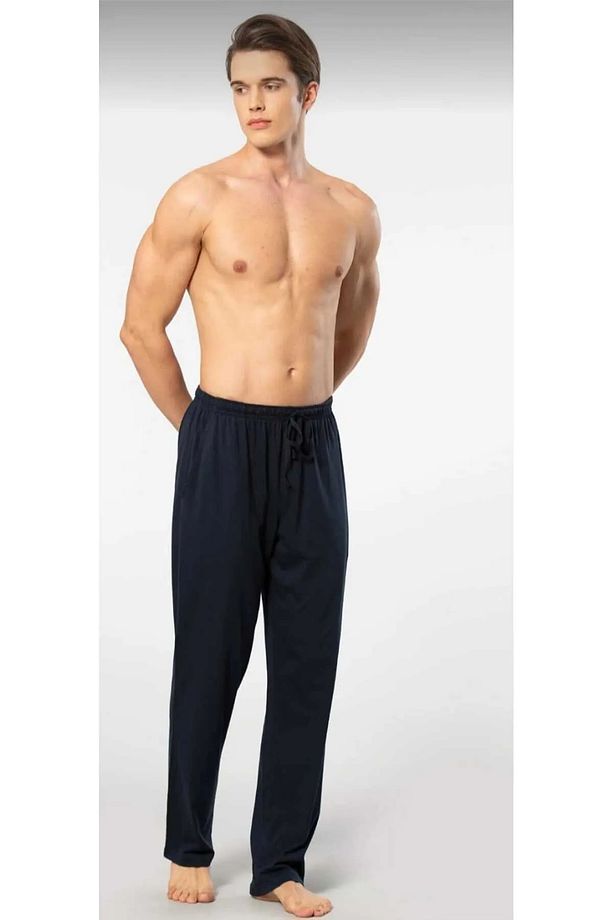 Rahat Kalıp %50 Modal %50 Pamuk Erkek Tek Alt Pijama - 2