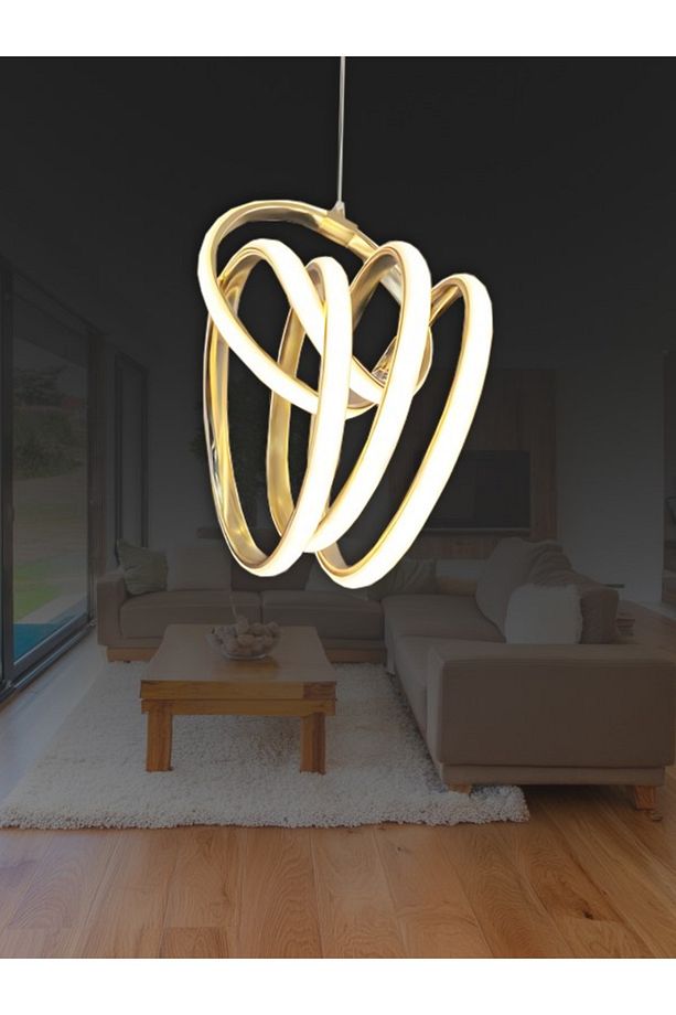 Modern Ledli Sarkıt Led İmza Modern Model Led Avize - 1