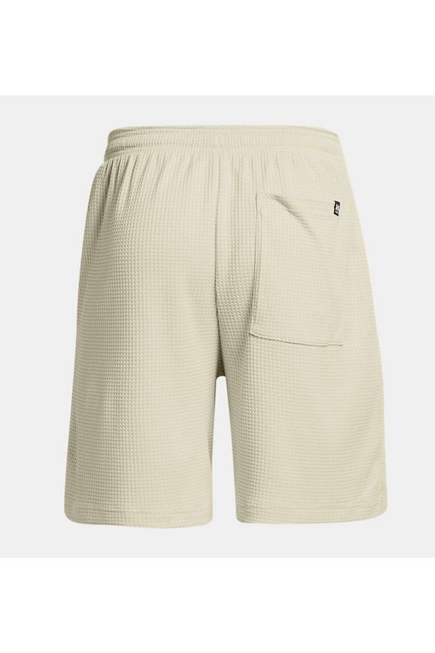 1383107-273 Ua Rival Waffle Short Bej Erkek Oversize Şort - 5
