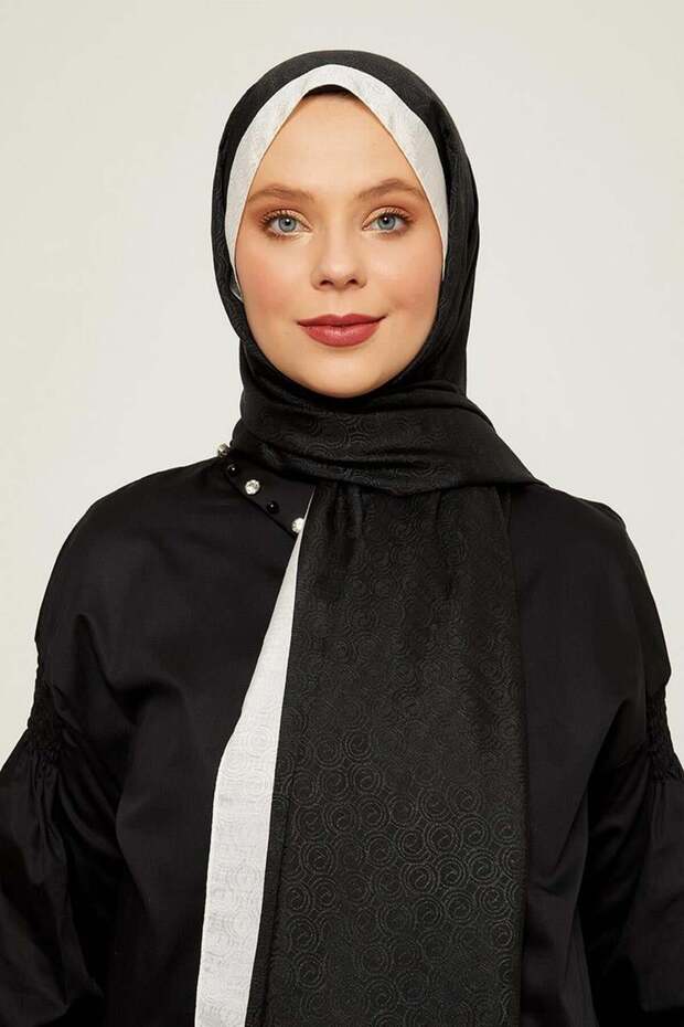 Monogram Patterned Ring Shawl - 1