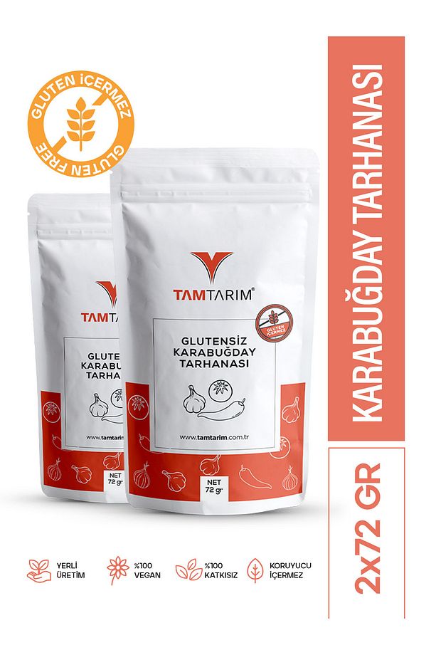 2 Adet - Glutensiz Karabuğday Tarhanası 72 g - 1