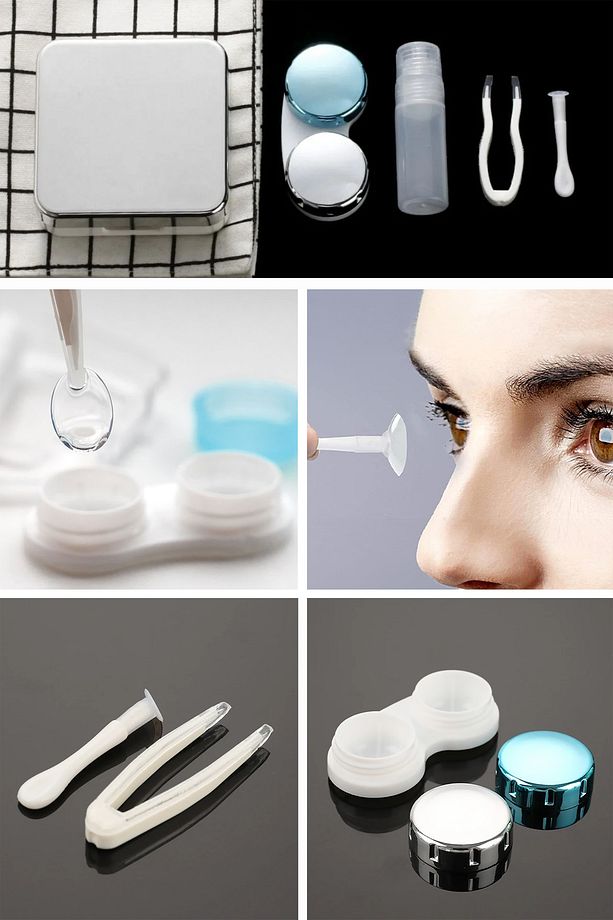 Yeni Nesil Fonksiyonel Lens Taşıma Saklama Kutusu Ve Takma Aparatı Seti 5 Parça Kompokt Seyehat Kiti - 3