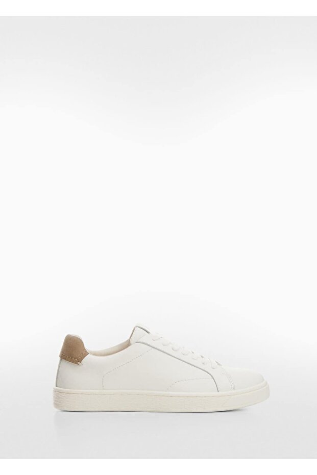 Leather Sneakers with Contrast Inserts - 2