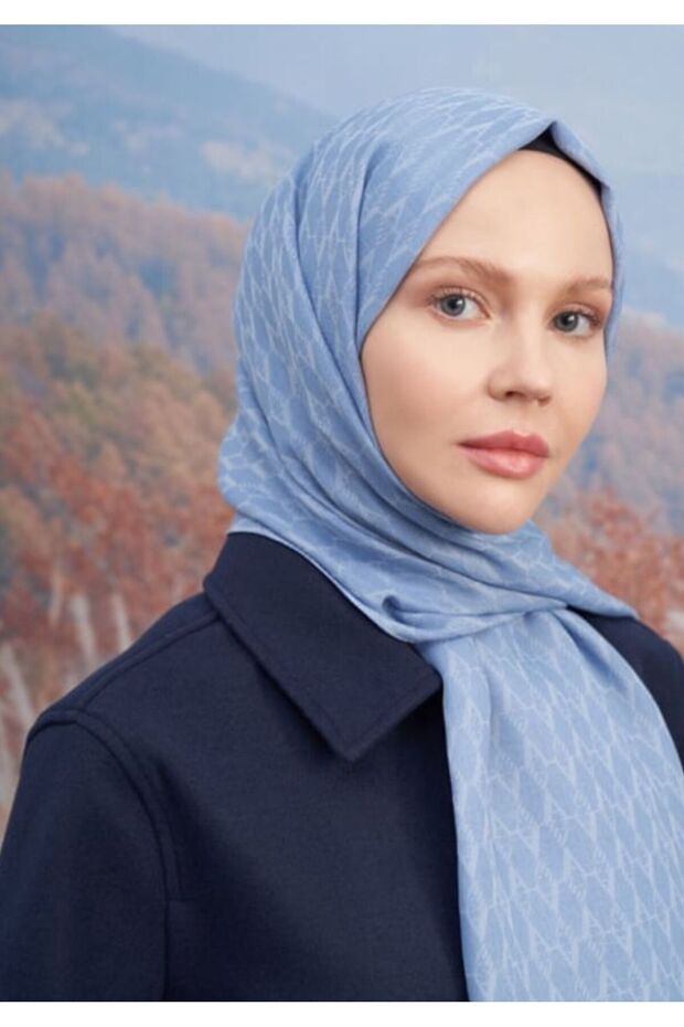 COTTON MONOGRAM ŞAL - 1