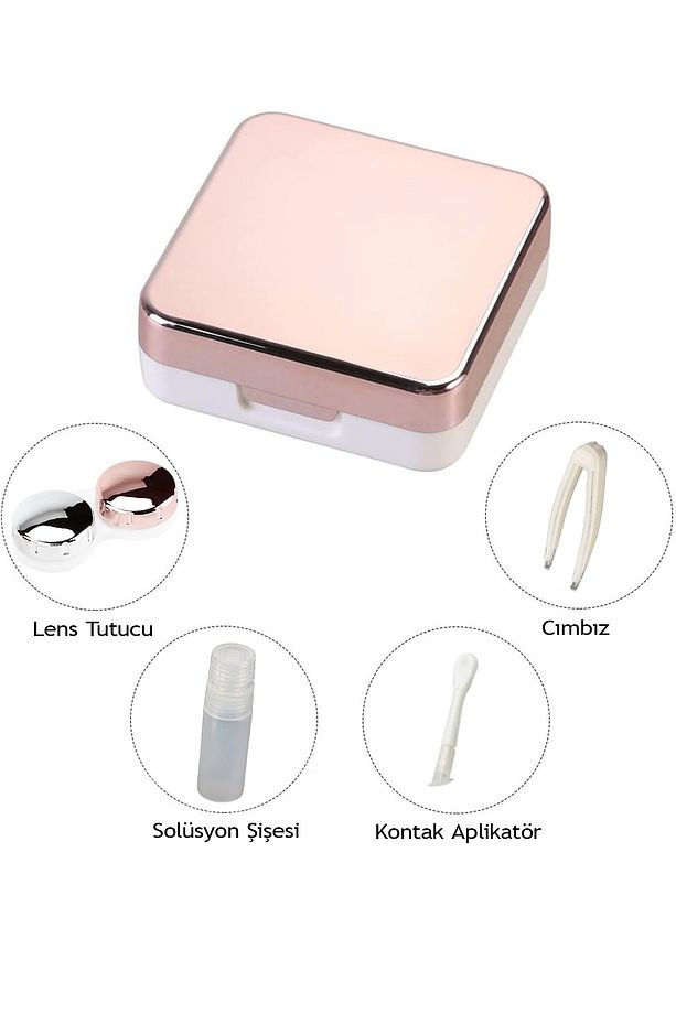 Yeni Nesil Fonksiyonel Lens Taşıma Saklama Kutusu Ve Takma Aparatı Seti 5 Parça Kompokt Seyehat Kiti - 7