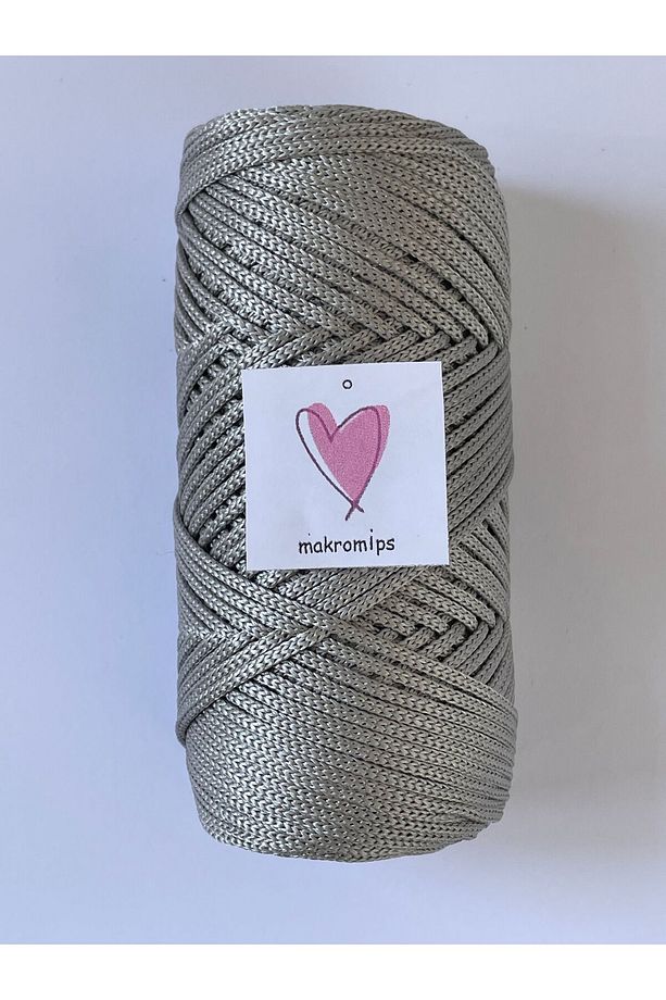 POLYESTER MAKROME İP 100 gr 1,5 mm PREMIUM 1. KALİTE SUPLA ÇANTA HOBİ  EL ÖRGÜ İPİ İP - 3