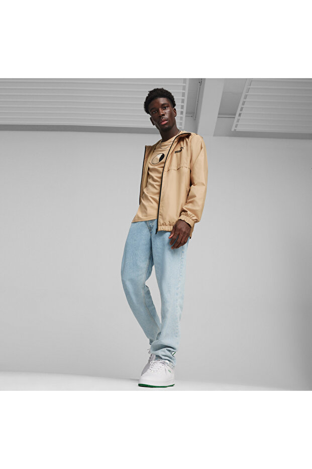 ESS Solid Windbreaker-Prairie  84748483-Tan - 3