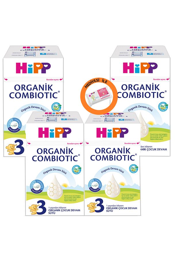 HİPP Organik Combiotic 3No 600Gr X4Adet - 1