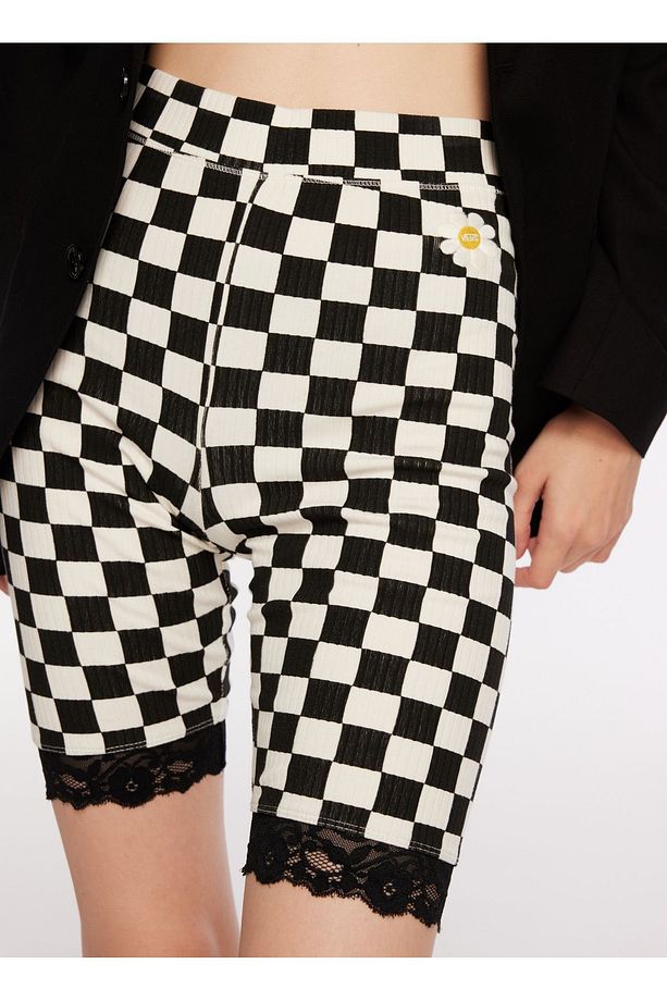 Normal Siyah Kadın Şort VN00074SBLK1 OVERSIZED FLORAL LE - 5