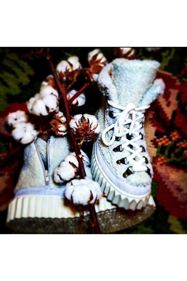 Mukluk Bot , Krem Muflon - 5