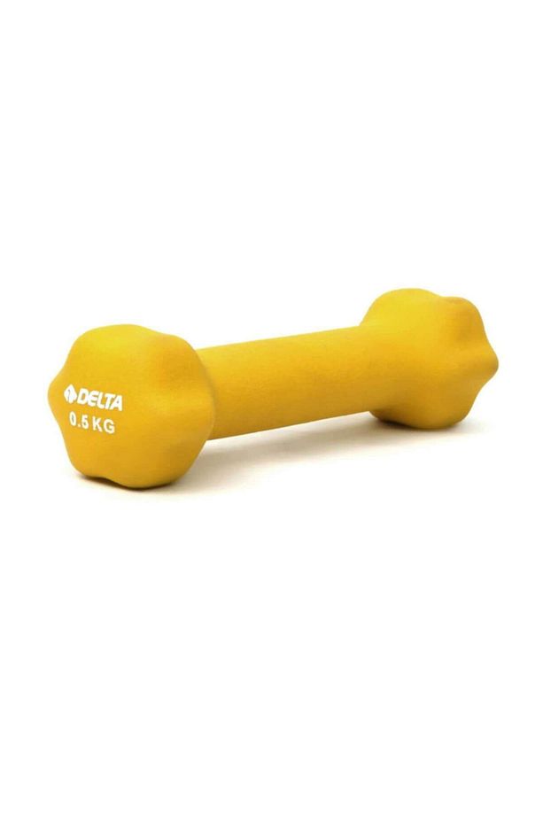 0,5 Kg x 1 Adet Deluxe Neopren Kaplı Sarı Demir Dambıl - 1
