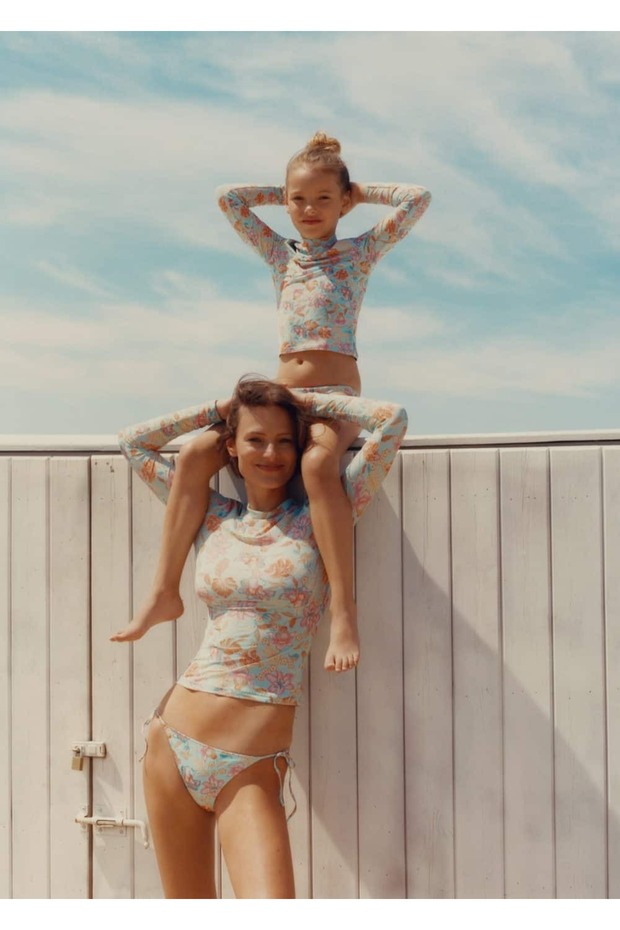 Klasik Çiçekli Bikini Altı - 5