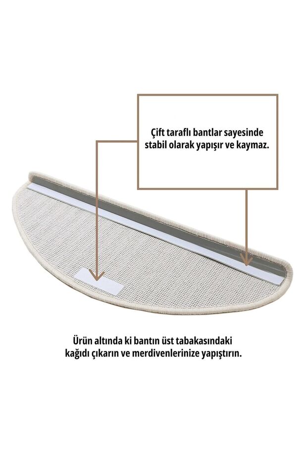 Tufting Halıdan Basamak Ve Merdiven Paspası - 5