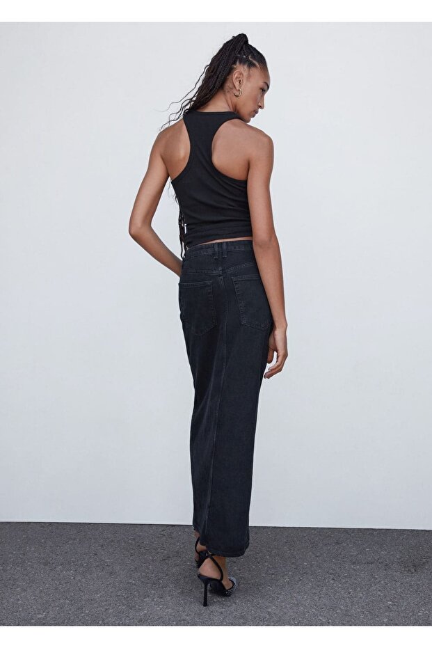 Sırt Dekolteli Halter Bluz - 4