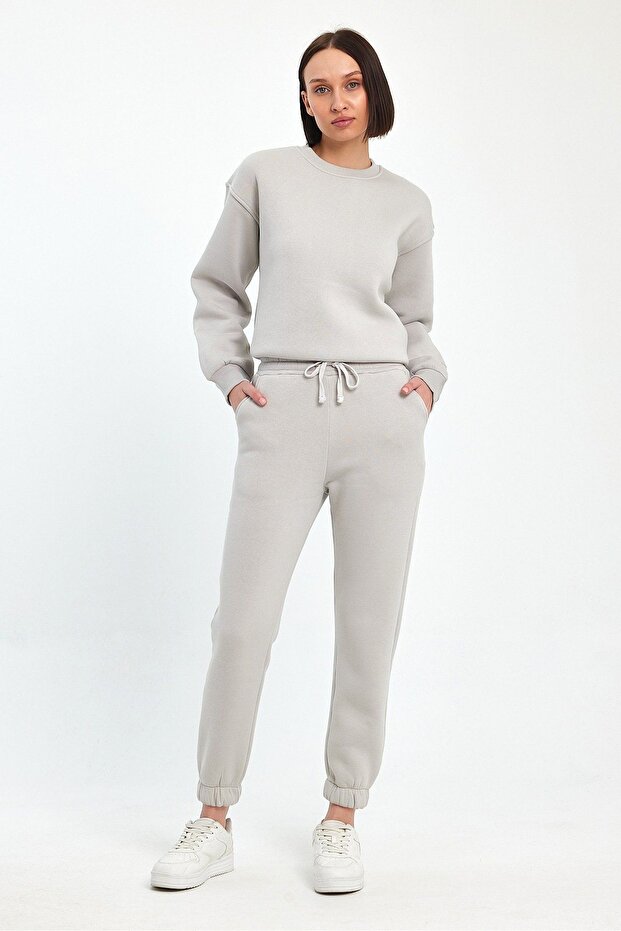 Φούτερ με ελαστικό πόδι - 1