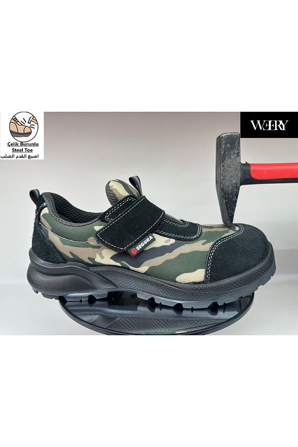 Mekap Segura Sgr 511 S1 Nefes Alan Süet Deri Hafif Rahat Yazlık Çelik Burun Spor Model İş Ayakkabısı - 1
